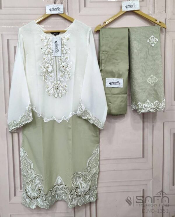 Safa Fashion Fab 1351 Tunic Pakistani Ready Made Suit Catalog Wholesale Collection - Image 4