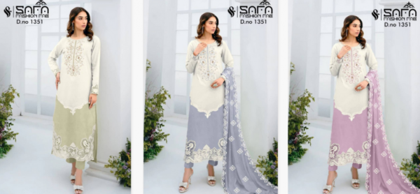 Safa Fashion Fab 1351 Tunic Pakistani Ready Made Suit Catalog Wholesale Collection - Image 7
