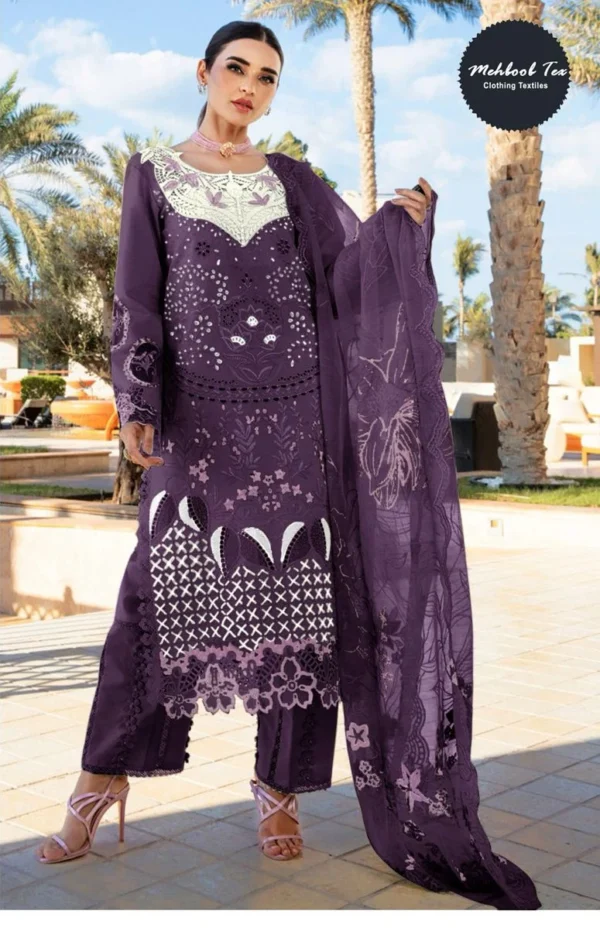 Mehboob Tex 1668 A And B Cotton Dupatta Pakistani Salwar Suits Catalog Wholesale Collection