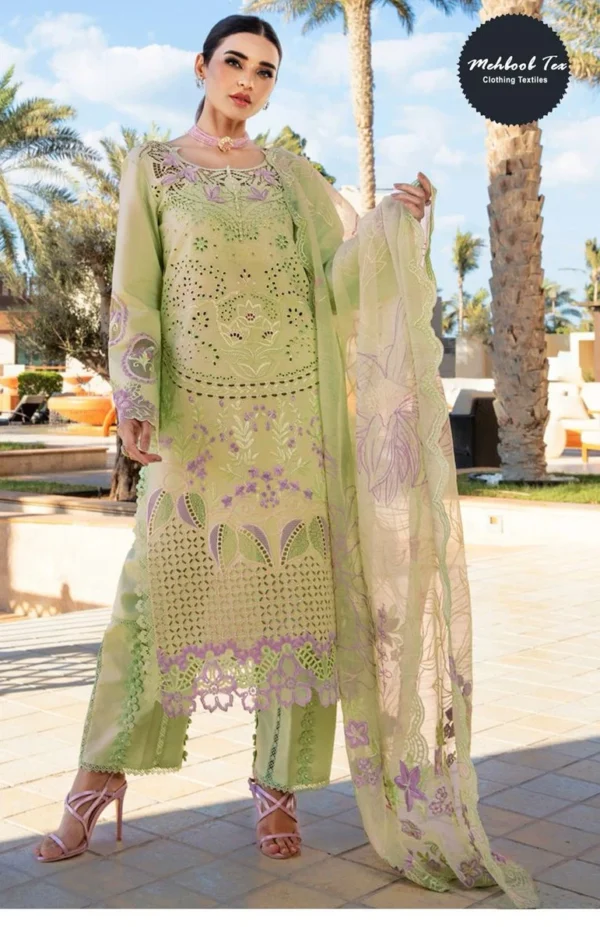 Mehboob Tex 1668 A And B Chiffon Dupatta Pakistani Salwar Suits Catalog Wholesale Collection