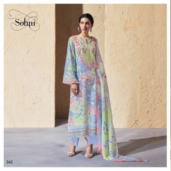 Kimora Sohni Joy Lawn Cotton Digital Printed Salwar Suits Catalog Wholesale Collection - Image 3