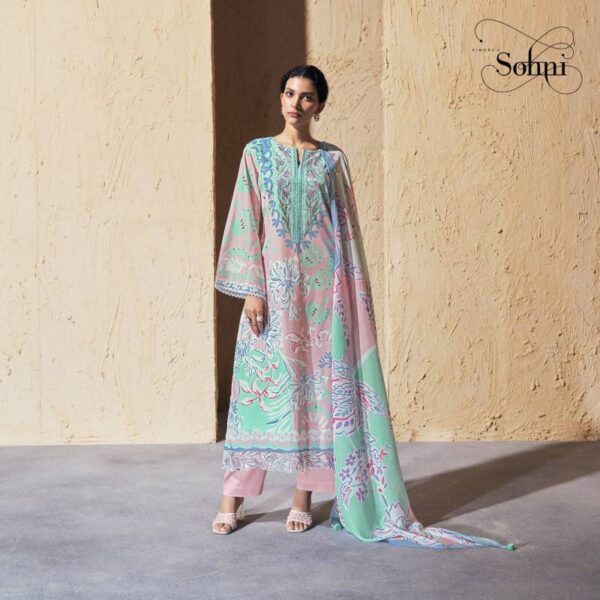 Kimora Sohni Joy Lawn Cotton Digital Printed Salwar Suits Catalog Wholesale Collection - Image 5