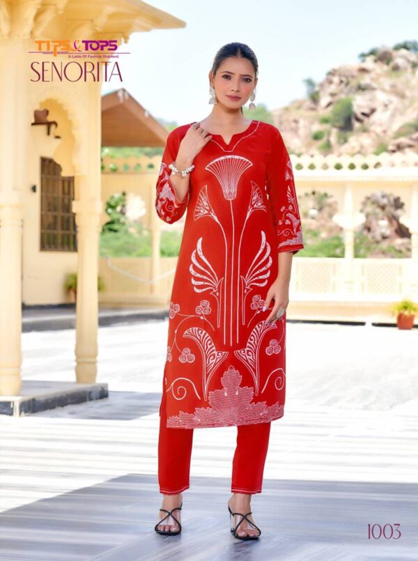 Tips And Tops Senorita Co Ord Set 1 German Rayon Western Catalog Wholesale Collection - Image 4