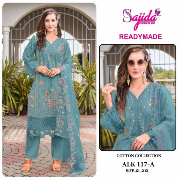 Sajida 117 A To D Readymade Pakistani Salwar Kameez Catalog Wholesale Collection - Image 2