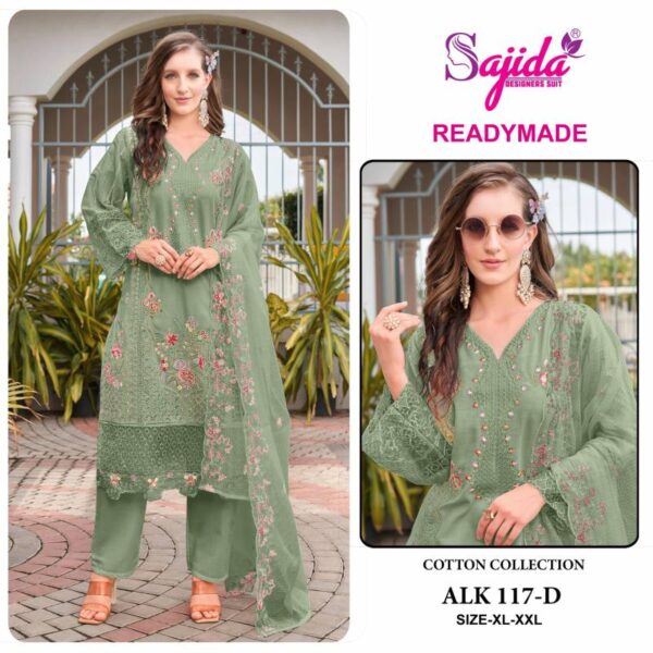 Sajida 117 A To D Readymade Pakistani Salwar Kameez Catalog Wholesale Collection - Image 3