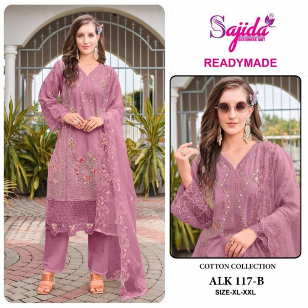 Sajida 117 A To D Readymade Pakistani Salwar Kameez Catalog Wholesale Collection - Image 4