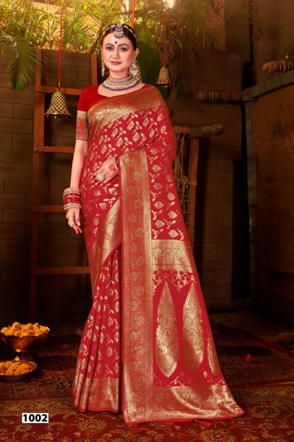 Saroj Tarika Silk Vol 1 Traditional Wear Silk Saree Catalog Wholesale Collection - Image 3