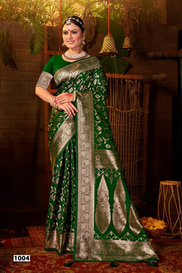 Saroj Tarika Silk Vol 1 Traditional Wear Silk Saree Catalog Wholesale Collection - Image 5