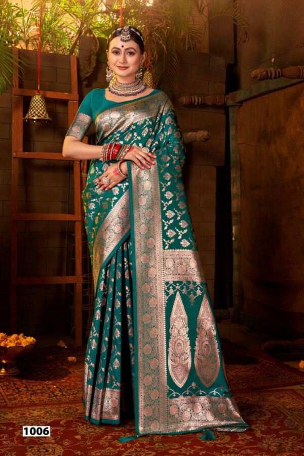 Saroj Tarika Silk Vol 1 Traditional Wear Silk Saree Catalog Wholesale Collection - Image 6