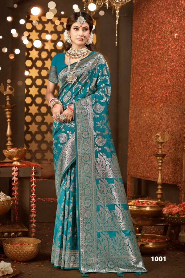 Saroj Tarika Silk Vol 2 Wedding Wear Stylish Silk Saree Catalog Wholesale Collection - Image 3