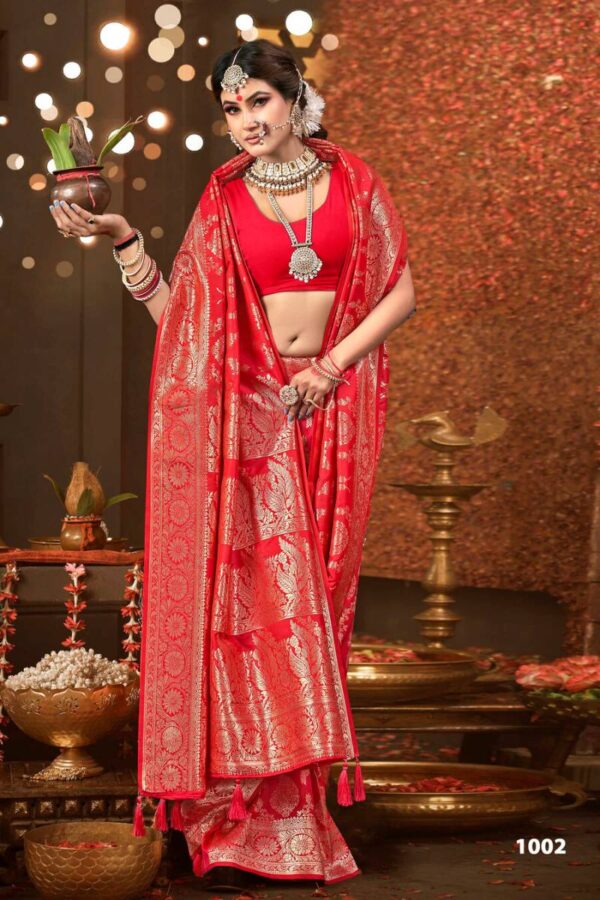 Saroj Tarika Silk Vol 2 Wedding Wear Stylish Silk Saree Catalog Wholesale Collection - Image 4