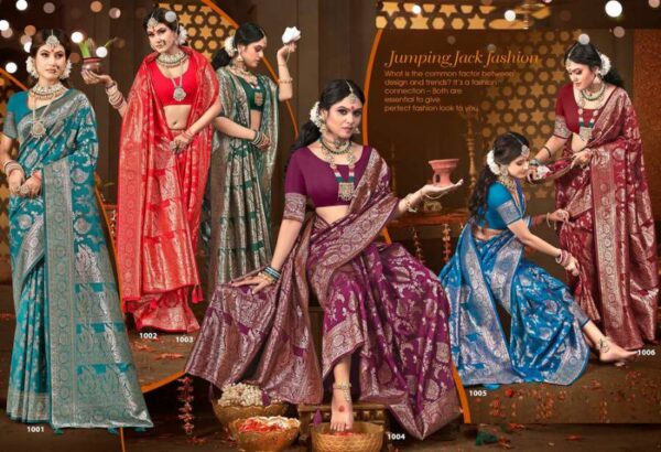 Saroj Tarika Silk Vol 2 Wedding Wear Stylish Silk Saree Catalog Wholesale Collection - Image 8