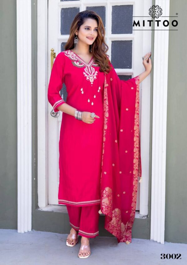 Mittoo Mansa Viscose Weaving Kurti Bottom With Dupatta Catalog Wholesale Collection - Image 4