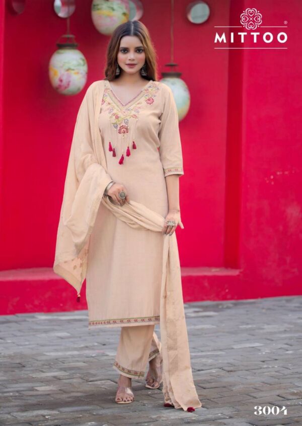 Mittoo Mansa Viscose Weaving Kurti Bottom With Dupatta Catalog Wholesale Collection - Image 7