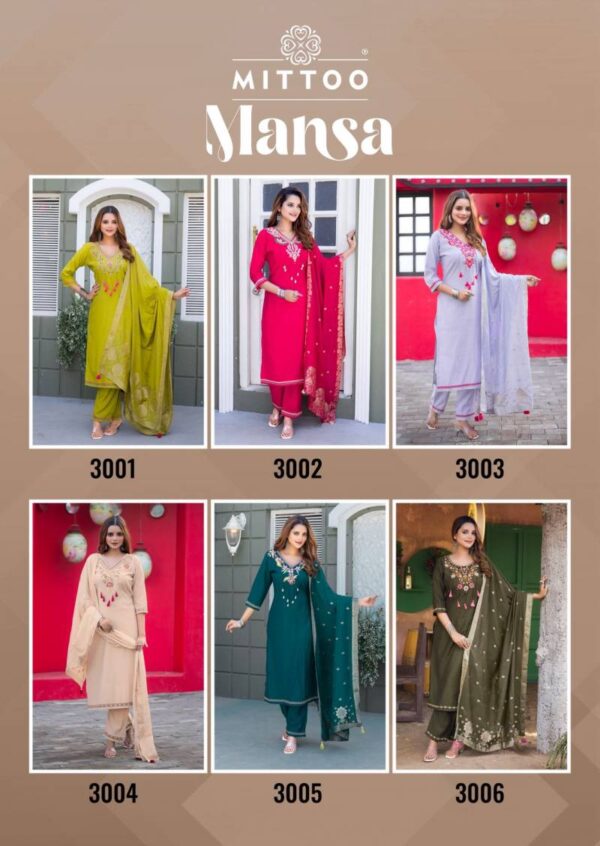 Mittoo Mansa Viscose Weaving Kurti Bottom With Dupatta Catalog Wholesale Collection - Image 8