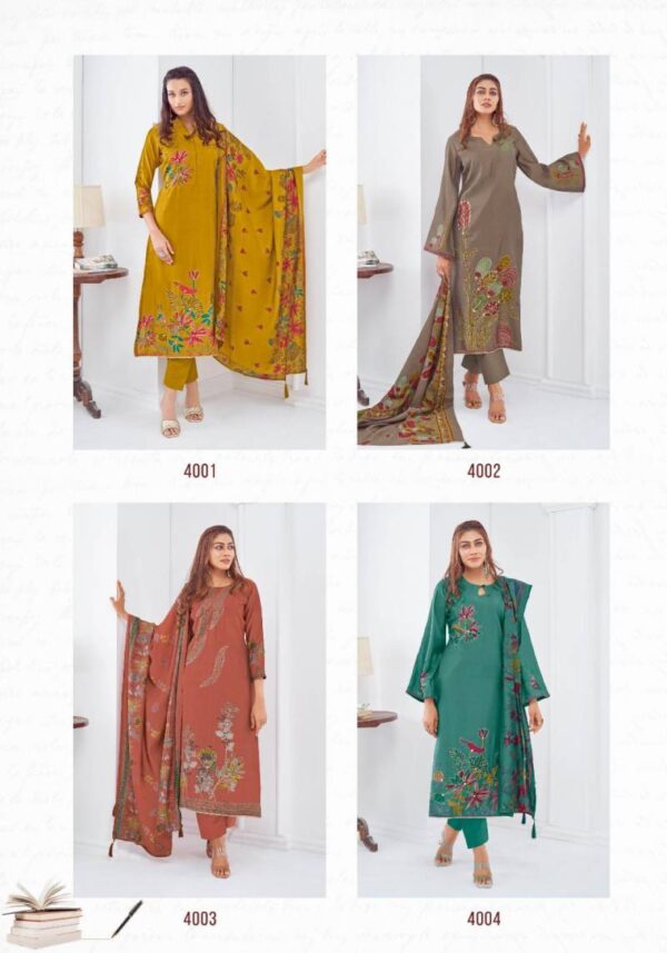 Suryajyoti Prabha Vol 4 Modal Discharge Printed Dress Material Catalog Wholesale Collection - Image 8