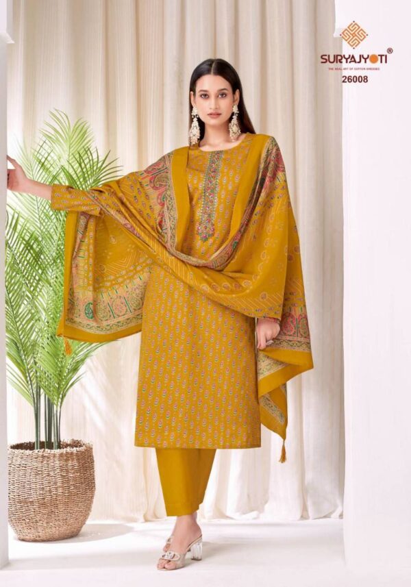 Suryajyoti Kalki Vol 26 Jam Satin Discharge Dress Material Catalog Wholesale Collection - Image 3