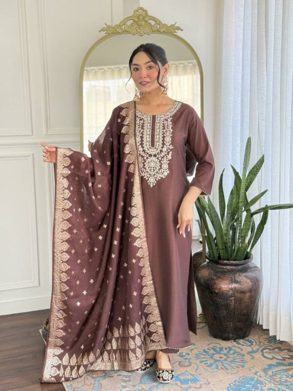 Dhruvi 304 Silk Fancy Readymade Suit Catalog Wholesale Collection