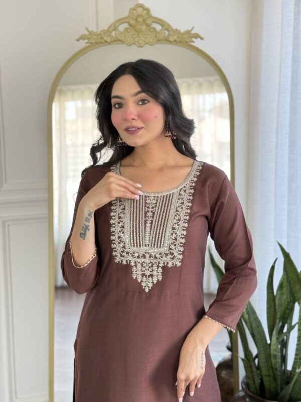 Dhruvi 306 Silk Fancy Kurti Bottom With Dupatta Catalog Wholesale Collection - Image 7