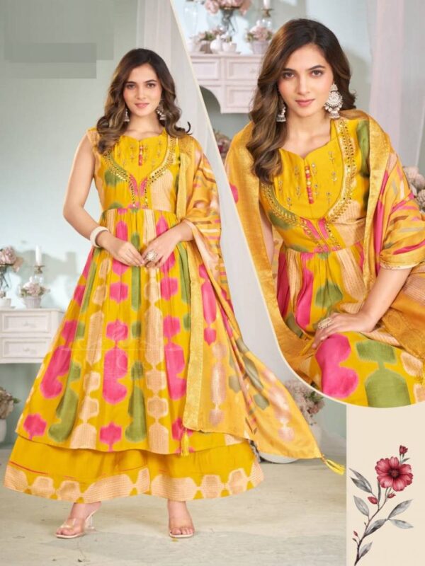 Naisha K 65 Vatican Printed Kurti Plazzo With Dupatta Catalog Wholesale Collection