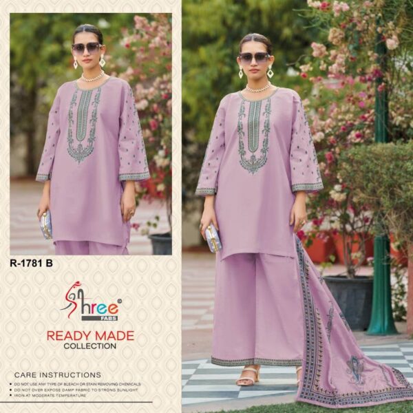 Shree R 1781 Cambric Cotton Ready Made Pakistani Salwar Suits Catalog Wholesale Collection - Image 3