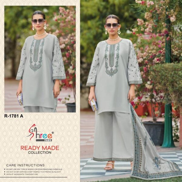 Shree R 1781 Cambric Cotton Ready Made Pakistani Salwar Suits Catalog Wholesale Collection - Image 4