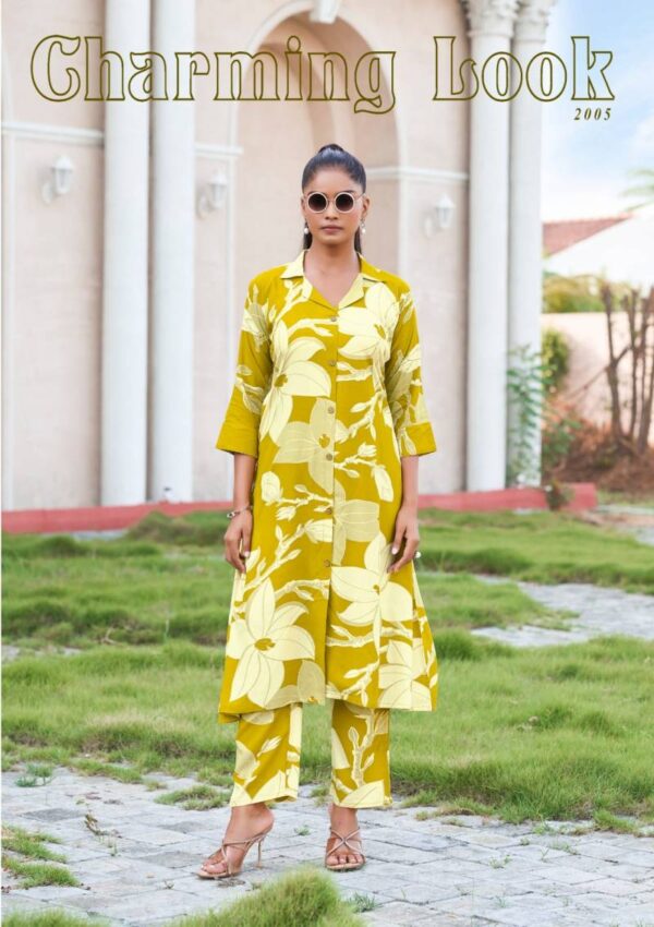 Tips And Tops Trendy Touch Vol 2 Rayon Printed Co Ord Set Catalog Wholesale Collection - Image 6