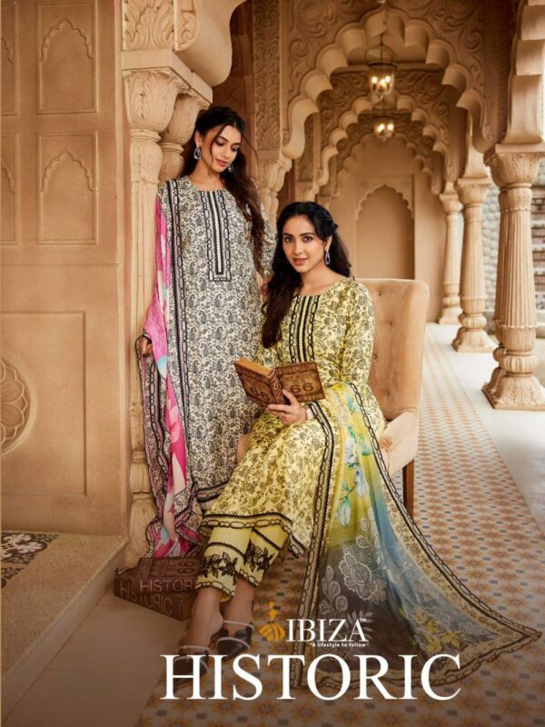 Ibiza Historic Bemberg Maslin Digital Printed Salwar Kameez Catalog Wholesale Collection