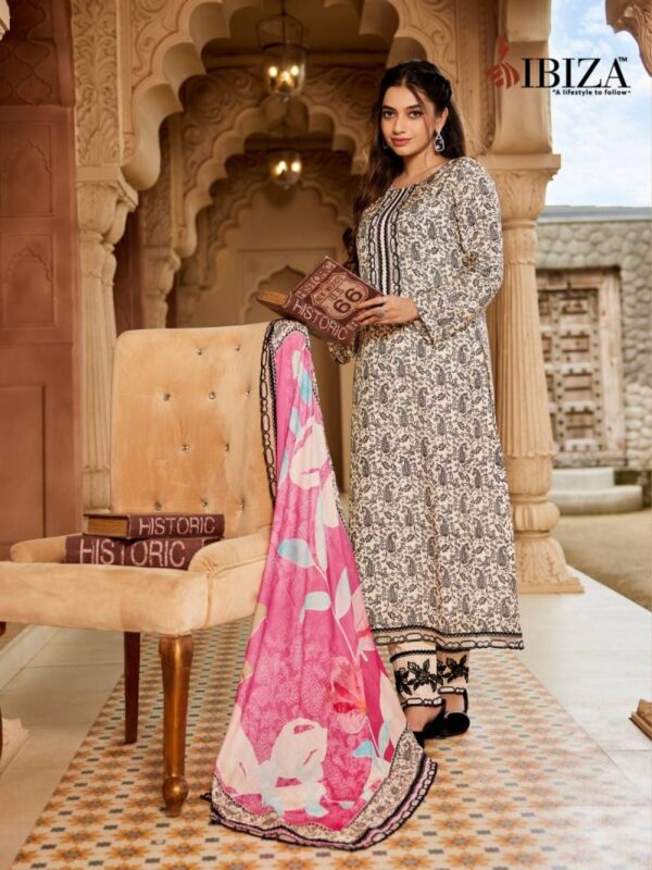 Ibiza Historic Bemberg Maslin Digital Printed Salwar Kameez Catalog Wholesale Collection - Image 2