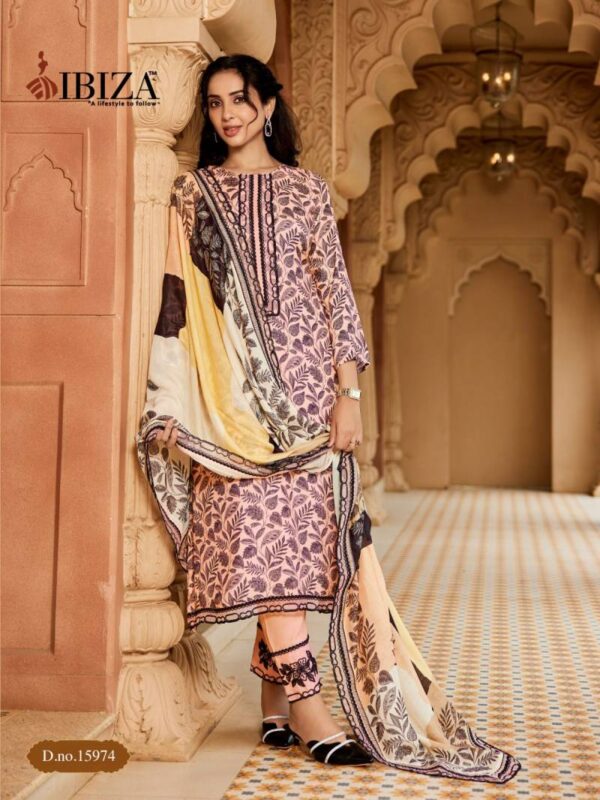 Ibiza Historic Bemberg Maslin Digital Printed Salwar Kameez Catalog Wholesale Collection - Image 3