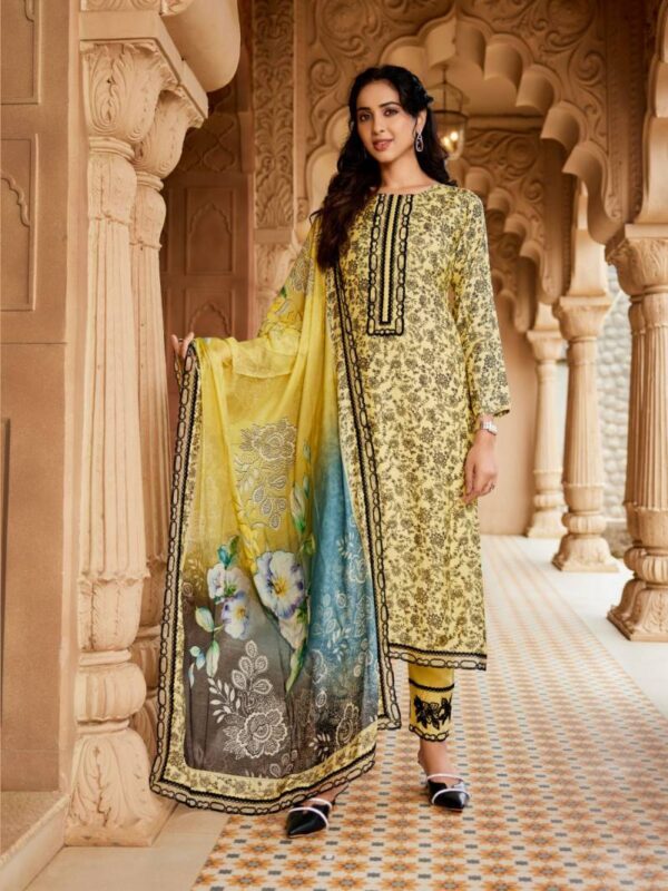 Ibiza Historic Bemberg Maslin Digital Printed Salwar Kameez Catalog Wholesale Collection - Image 5