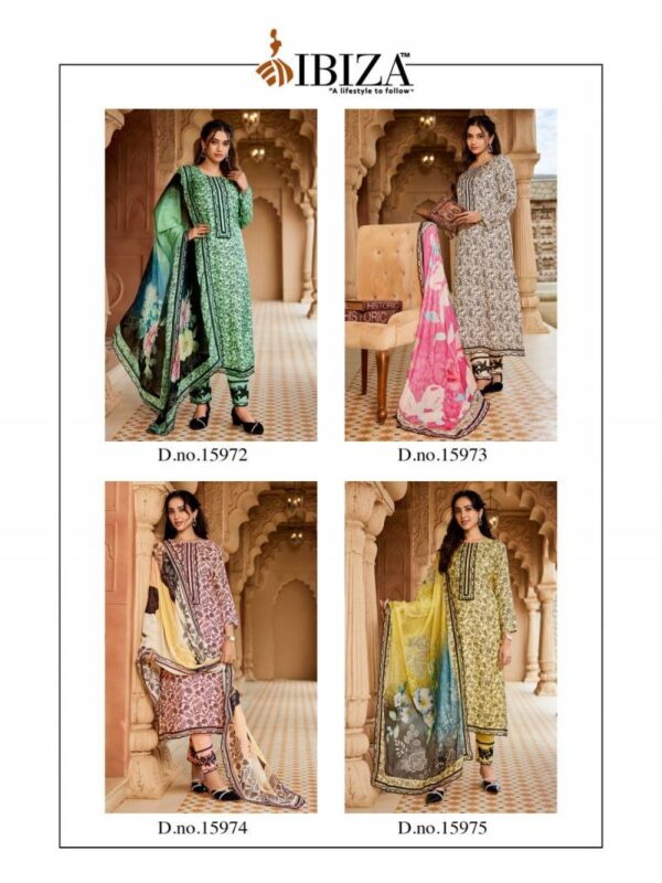 Ibiza Historic Bemberg Maslin Digital Printed Salwar Kameez Catalog Wholesale Collection - Image 6