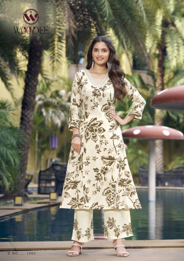 Woodee Payal Rayon Printed Co Ord Set Catalog Wholesale Collection - Image 3