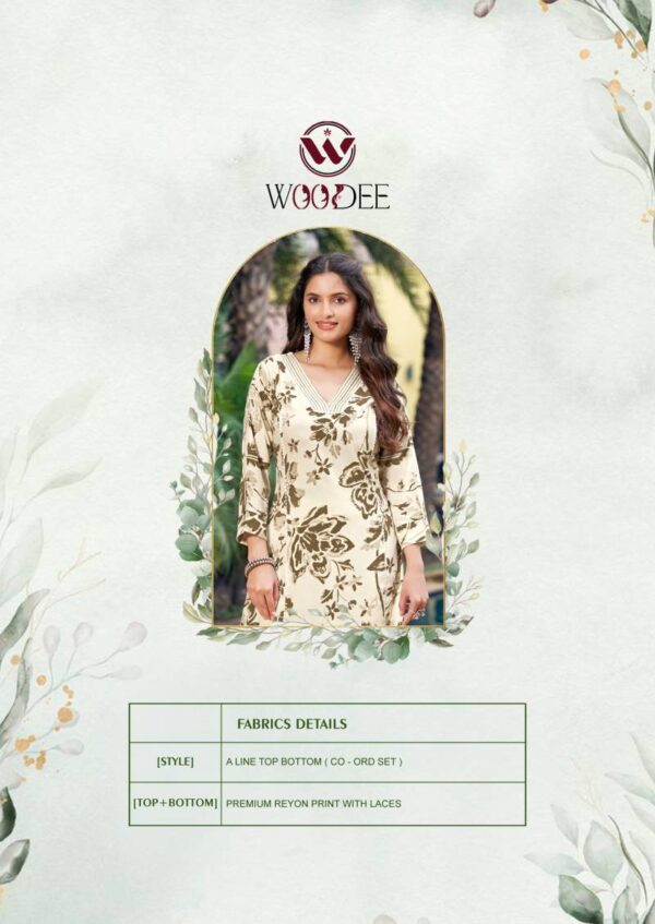 Woodee Payal Rayon Printed Co Ord Set Catalog Wholesale Collection - Image 7