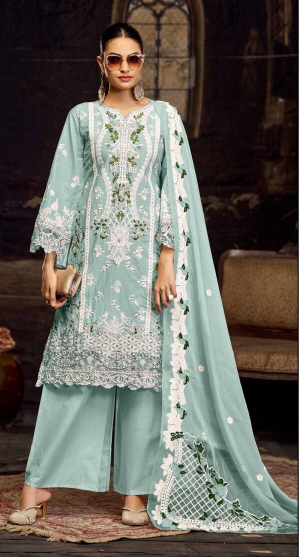 Bilqis B 166 E To H Lawn Cotton Pakistani Salwar Kameez Catalog Wholesale Collection