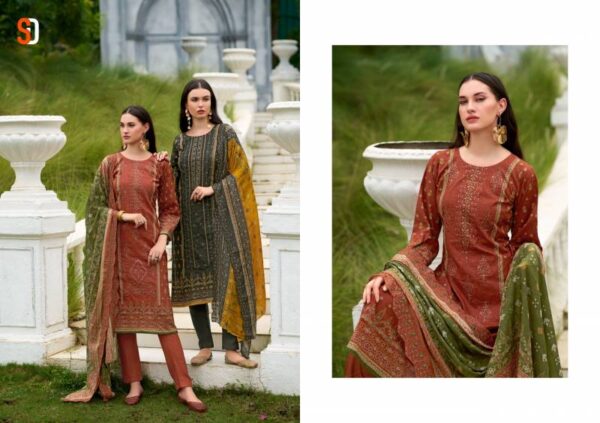 Shraddha Bin Saeed Lawn Collection Vol 15 Pakistani Suit Catalog Wholesale Collection - Image 5