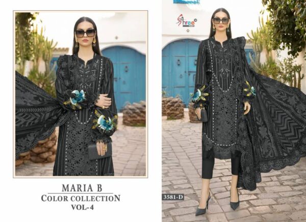 Shree Maria B Color Collection Vol 4 Cotton Pakistani Suits Catalog Wholesale Collection - Image 5