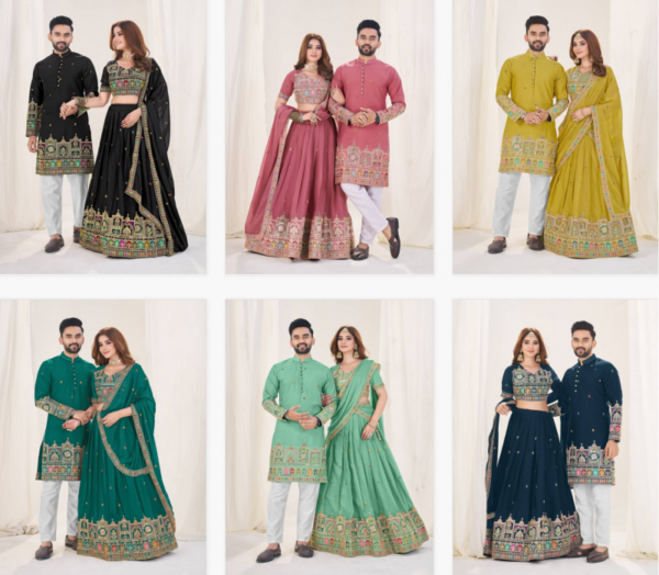 Shee Star Couple 4 Mens And Womens Wear Combo Catalog Wholesale Collection - Image 7