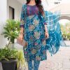 Saheli Vol 1 Rayon Foil Printed Kurti Bottom With Dupatta Catalog Wholesale Collection - Image 7