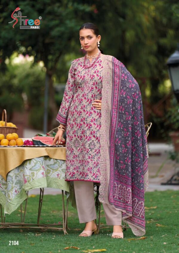 Shree Bin Saeed Lawn Collection Vol 21 Readymade Catalog Wholesale Collection - Image 3