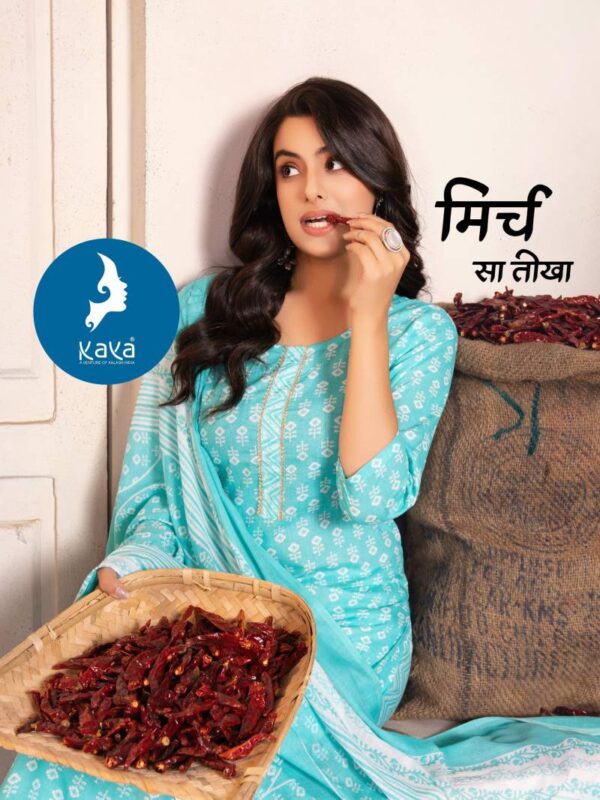 Kaya Krisha 3 Cotton Printed Kurti Pant With Dupatta Catalog Wholesale Collection