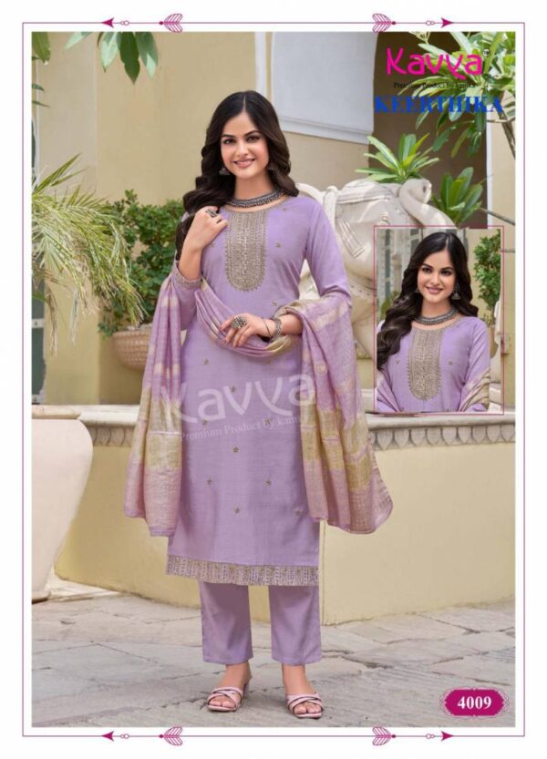 Kavya Keerthika Vol 4 Straight Kurti Bottom With Dupatta Catalog Wholesale Collection - Image 8