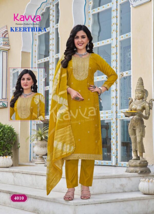 Kavya Keerthika Vol 4 Straight Kurti Bottom With Dupatta Catalog Wholesale Collection - Image 11