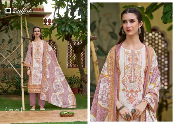 Zulfat Venisha Vol 2 Cotton Printed Dress Material Catalog Wholesale Collection - Image 4