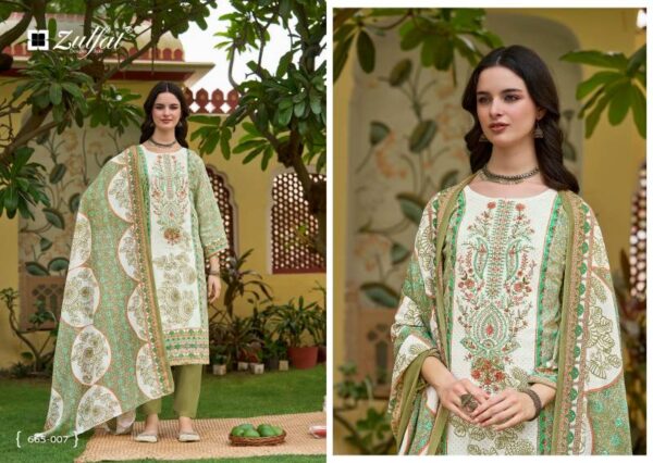 Zulfat Venisha Vol 2 Cotton Printed Dress Material Catalog Wholesale Collection - Image 7