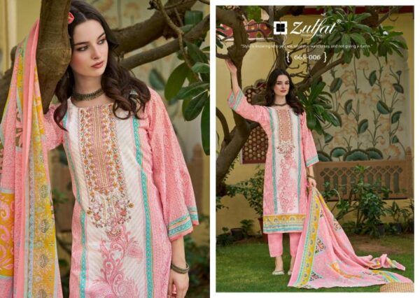 Zulfat Venisha Vol 2 Cotton Printed Dress Material Catalog Wholesale Collection - Image 2