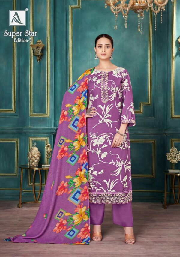 Alok Super Star Edition 5 Cambric Printed Dress Material Catalog Wholesale Collection - Image 6