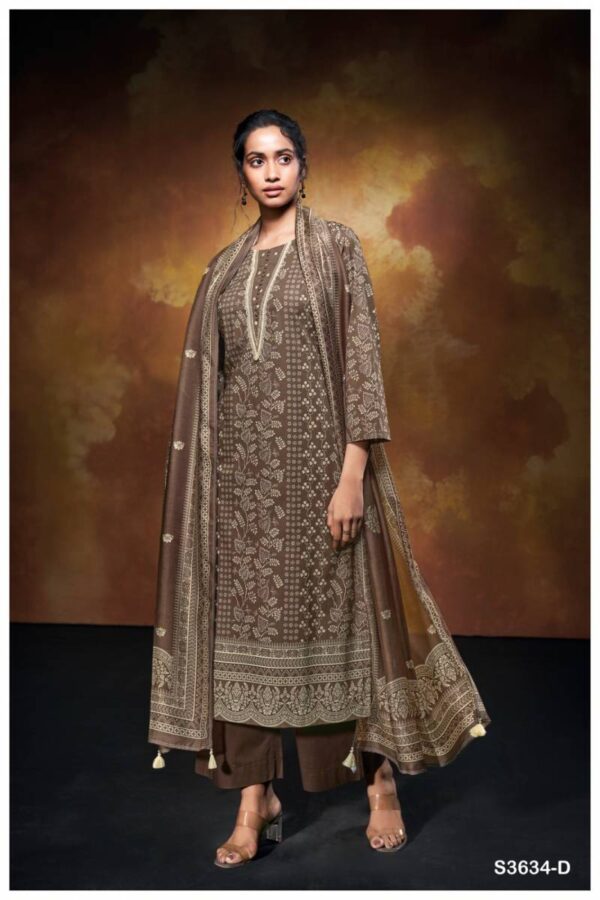 Ganga Xara Cotton Printed Embroidered Salwar Kameez Catalog Wholesale Collection - Image 3