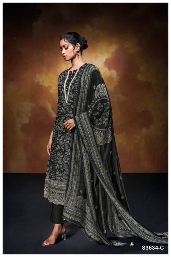 Ganga Xara Cotton Printed Embroidered Salwar Kameez Catalog Wholesale Collection - Image 4