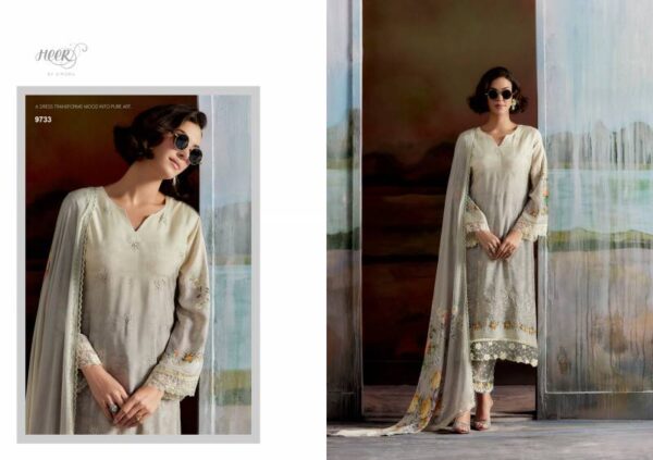Kimora Heer Aashiqi Maslin Digital Printed Salwar Suits Catalog Wholesale Collection - Image 4